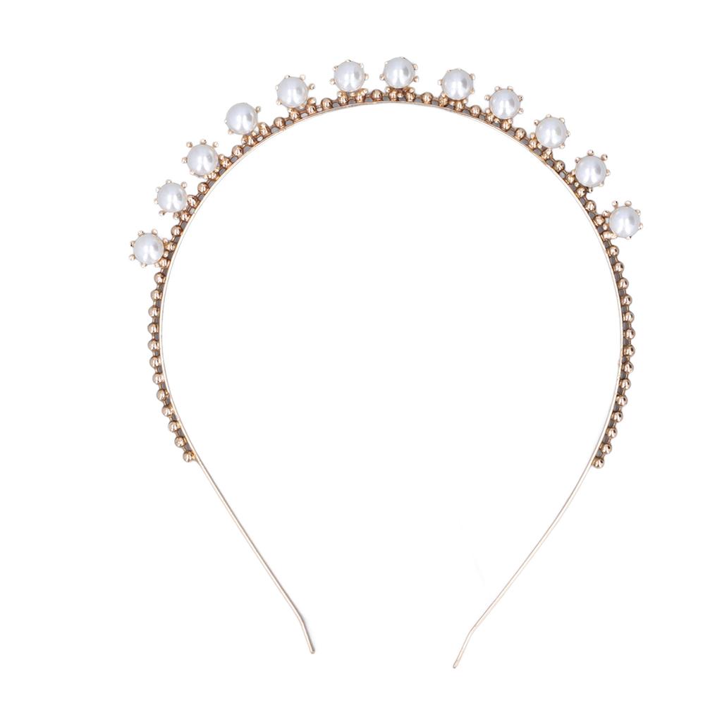 Imitation Pearl Headband Good Flexibility Beautiful Practical Exquisite Stylish Hairband Hair