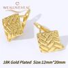 French Circular Thread Earring Hooks Lever Back Open Loop Setting for DIY Earring Clasp Jewelry Making Accessories Findings