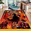 Firefighter Bravery In Action Office Rug Chair Mat, Entryway Carpet, Suitable for Front Door, Bedroom, Living Room, Desk, Holiday Gift
