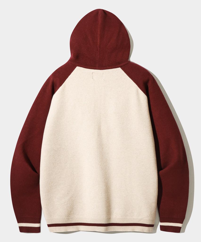 Dimiteulibeullaeg Vlad Type-A Raglan Artwork Hoodie Knit_Red