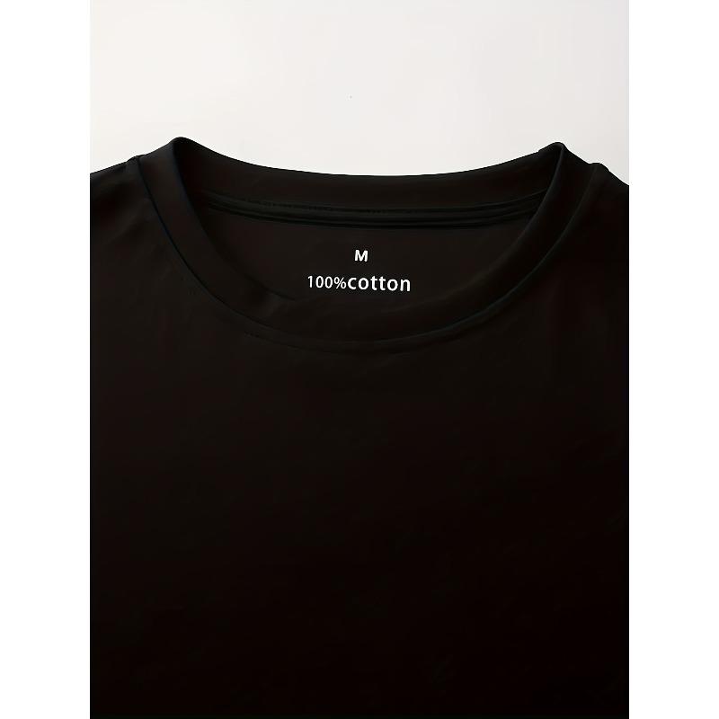 European Size Men'S Trendy Casual T-Shirt Featuring a Dark-Themed Japanese Samurai Sword Print, Breathable Short-Sleeve Top