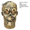 Maschera Costume di Halloween per Tutta la Testa Maschera Spaventosa, Cappuccio in Lattice Scheletro Marcio Realistico, Casco Teschio Durevole per Festa Horror Comodo per Segreto