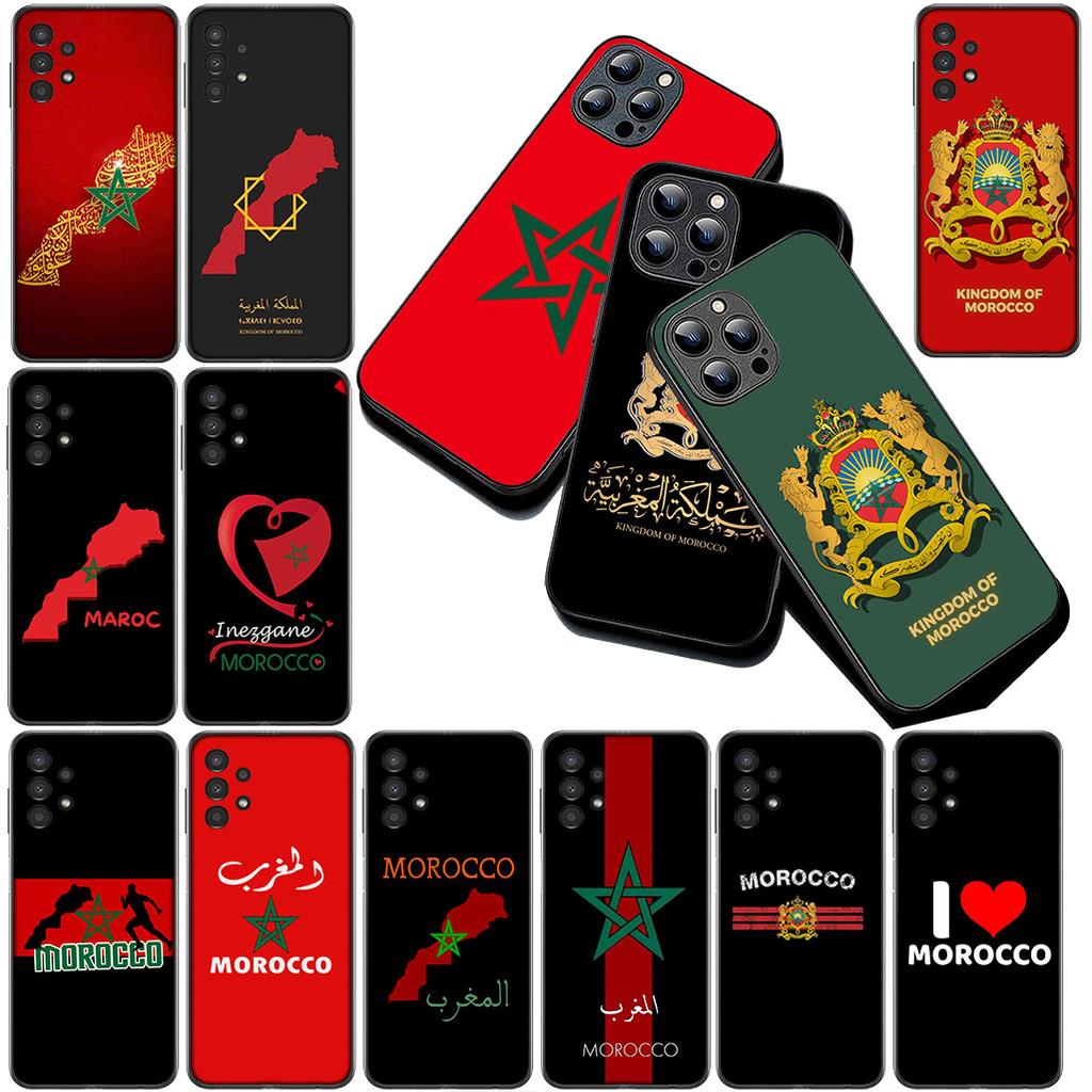 Cover per Telefono con Bandiera del Marocco per Apple iPhone 17 14 15 16 Plus Pro Max 16E ProMax + 16Plus 14+ 16+ Custodia Protettiva