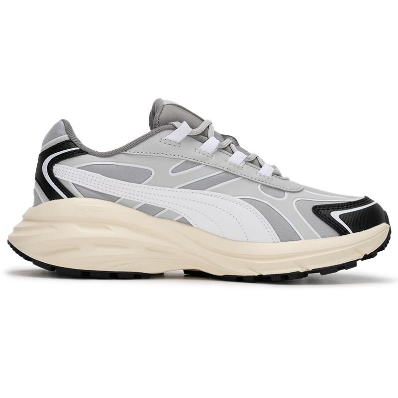Puma Hypnotic LS Abrupt Comfortable Versatile Durable Breathable Low-Top Lifestyle Casual Shoes Unisex Casual Shoes Gray White Black 397668-09
