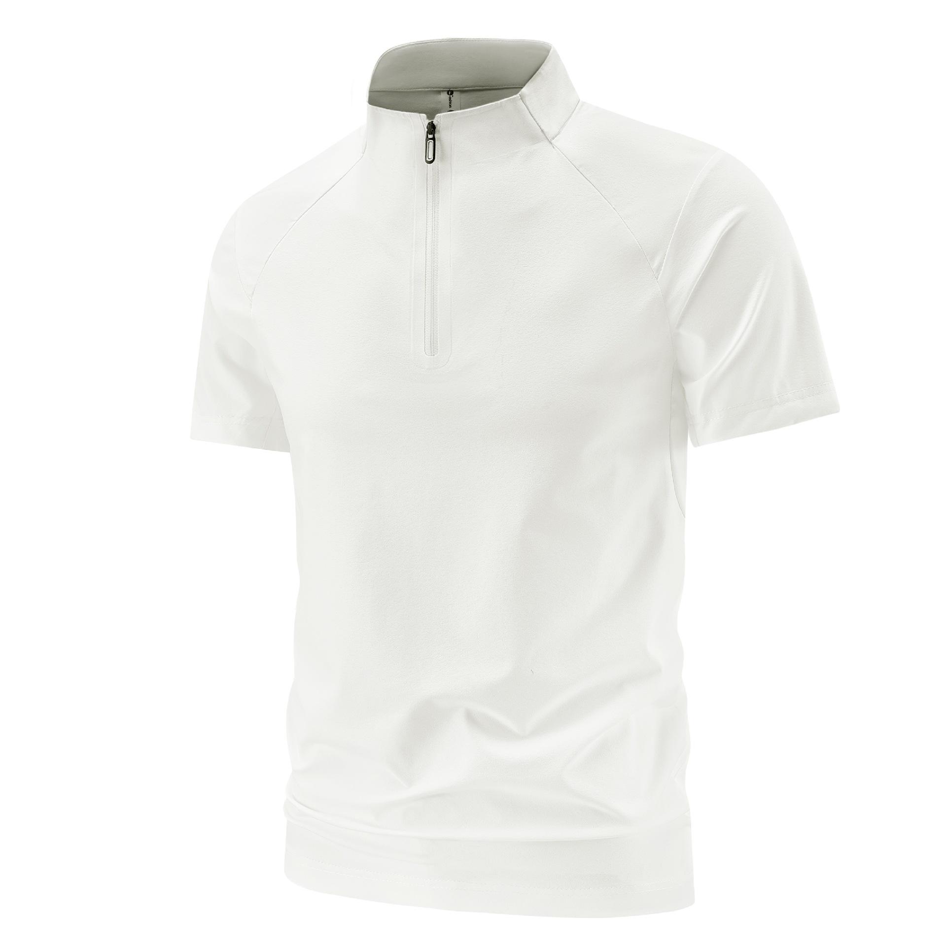 

Sports T-shirt For Men In Summer, Ice Silk Short Sleeved, Oversized Ice Silk, Running, Fitness Thin, Half Sleeved XL білий