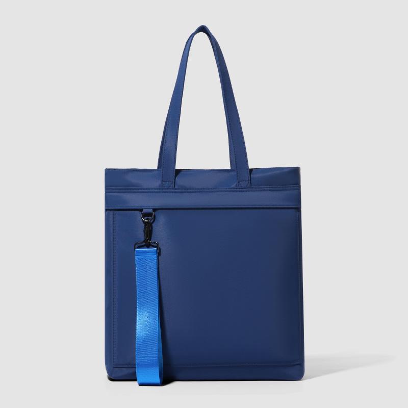 

2025 New Canvas Tote: Large Capacity Water-Repellent Commute & Casual Shoulder Bag with Print Design синій