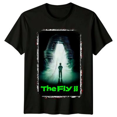 The Fly II (1989) Movie Poster Inspired 100% Cotton T-shirt Mens Tees Top Retro 80s Tee Unisex