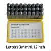 Metal Letter Mark -Set Stamp Tool Kit Permanently Shape Graval Numbers That Are Impressed for