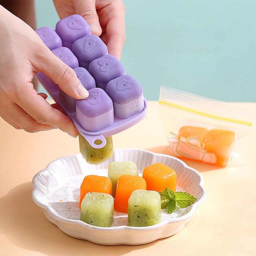 Flexible Ice Cube Moulds Silicone Ice Cube Tray Silicone Ice Cube Maker Fashion Ice Cube Tool Ice Moulds for Kitchen