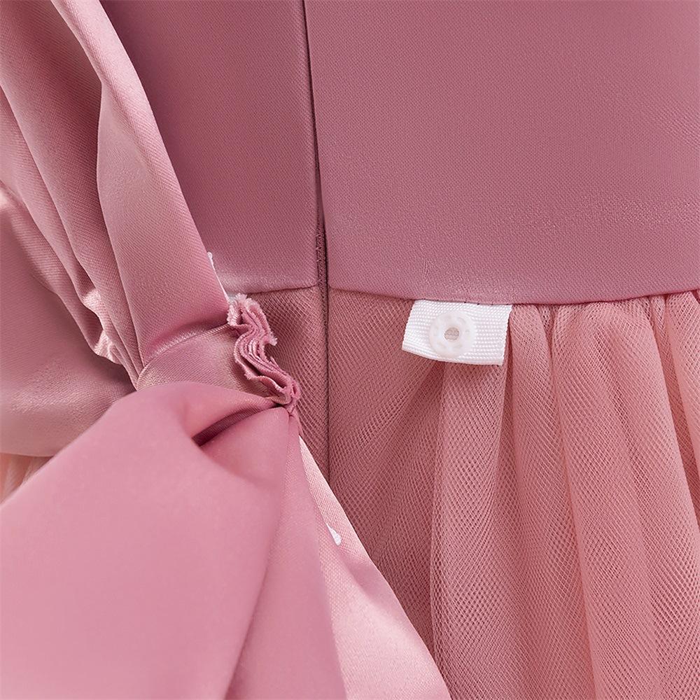 Sommer Spitzen Prinzessinkleider für Kinder 3-8 Jahre Geburtstagskleid Blumen Mädchenkleid Kindergeburtstagsparty Kostüm Säuglingskleid L019