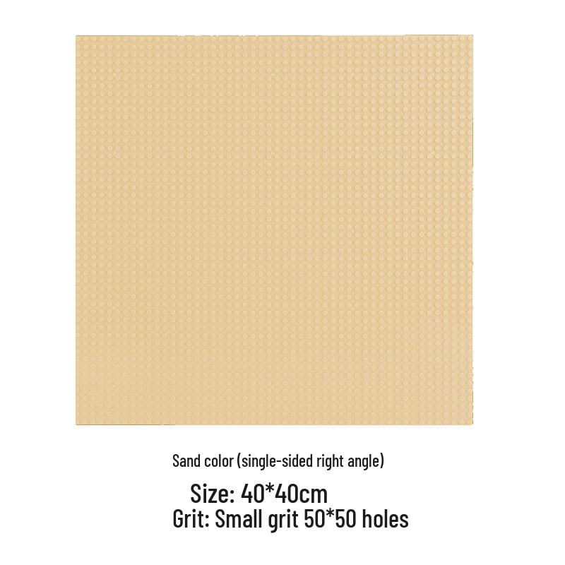 

Базовая пластина 50x50 точек, 40x40 см, База для строительных блоков с маленькими деталями, 628 Серый 40x40CM песочный