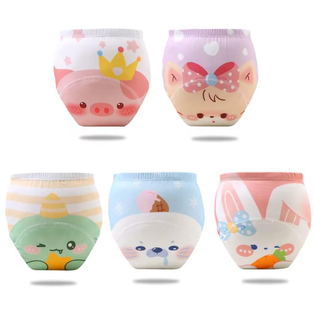 Baby Boys Girls Cotton Diaper Nappies PottyTraining Pants Reusable Washable Baby Diapers