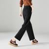 Elastic Waist Tied Straight Leg Pants