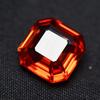 Square Natural Orange Sapphire 9.60 Ct Fabulous Certified Loose Gemstone