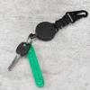 Outdoor Antitheft Keychain Tool Retractable Pull Badges Holder Steel Wire Rope Buckles Key Holder Chain Enduring