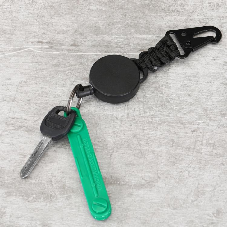Outdoor Antitheft Keychain Tool Retractable Pull Badges Holder Steel Wire Rope Buckles Key Holder Chain Enduring