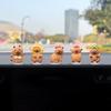 New Car Ornaments Auto Dashboard Rearview Mirror For Cartoon Capybara Decorative Ornament Car Styling Modification Accessories