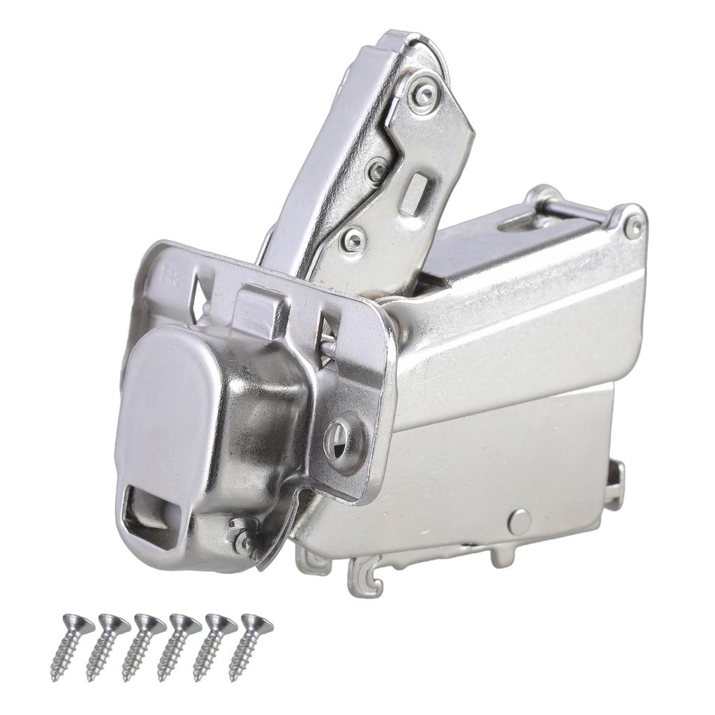 Portable Soft Close Cabinet Hinges for Kitchen and Wardrobe With Hydraulic Spring 165 Degree Opening Angles Designs