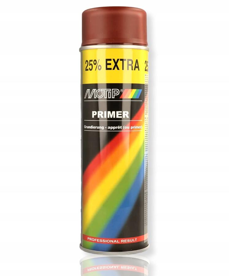 MOTIP PRIMER Acrylic Primer Spray RED 500ml