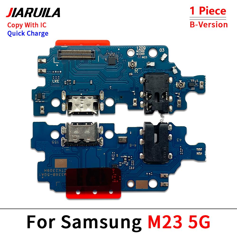 USB Charging Board Port Dock Charger Connector Flex Cable For Samsung M11 M12 M13 M21 M21s M31 M31s M22 M32 M23 M33 M53 4G 5G