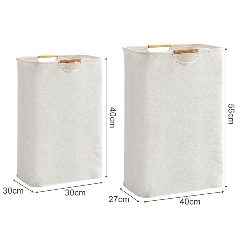 1pc Collapsible Laundry Basket with Handle Large Capacity Household Bathroom Dirty Clothes Storage Basket Clothes Organizer