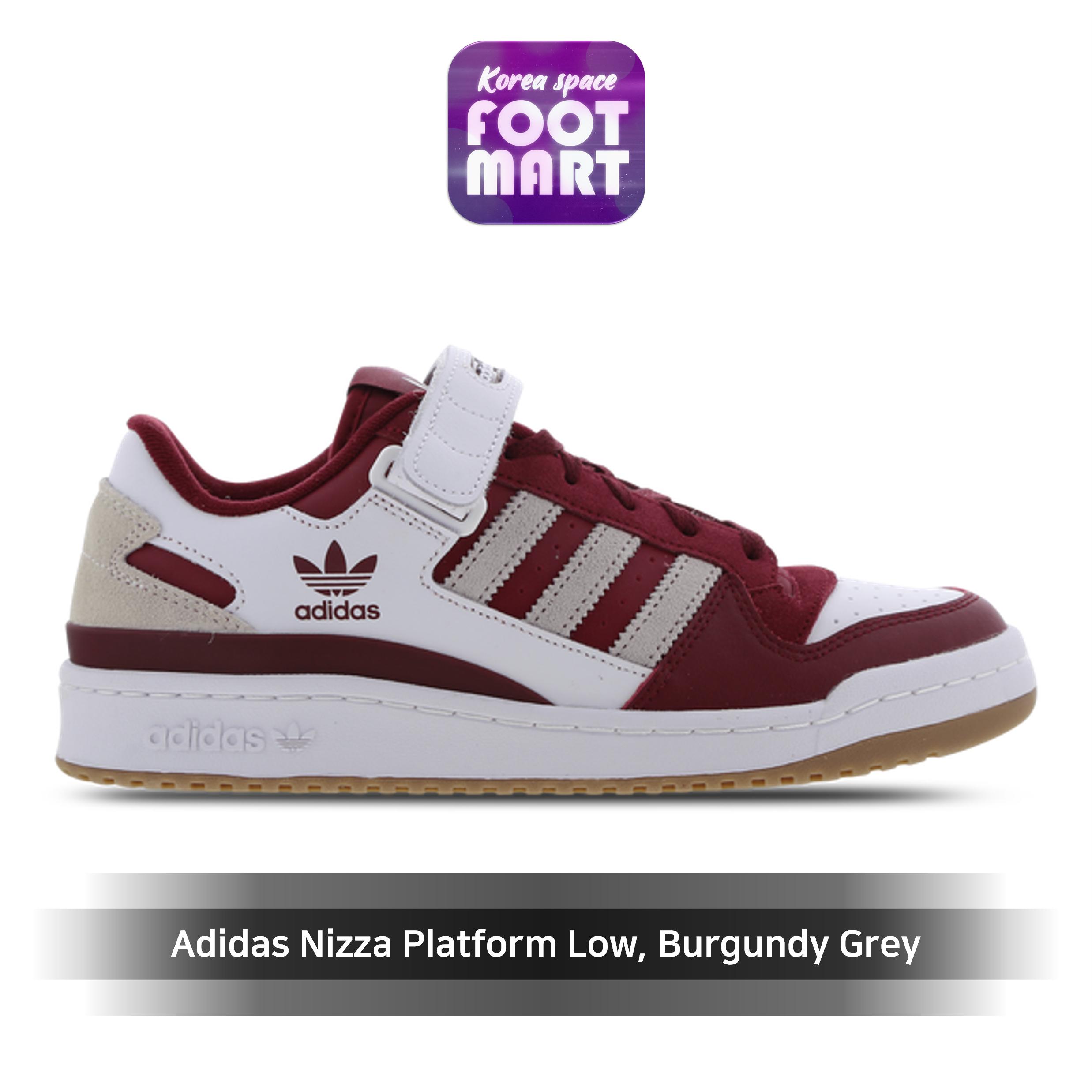 

[Adidas] Adidas Forum Low, Collegiate Burgundy-Grey One-Ftwr White