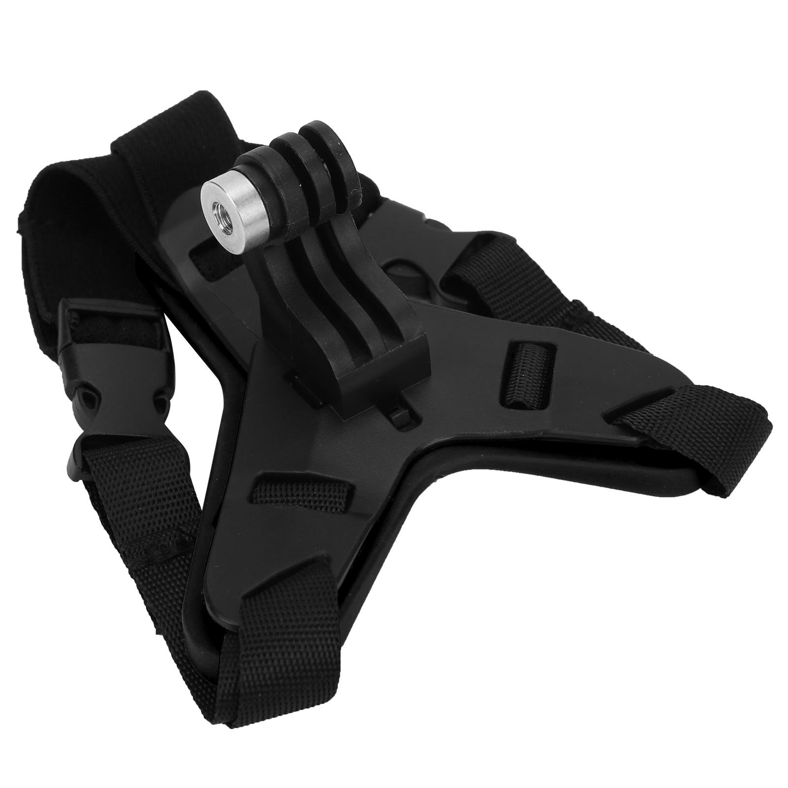 Vestidos Motorhelm Camera Riembevestiging Actiecamera Helm Kinband Opnamehouder zwart