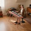 Weighted Digital Piano, 88 Keys Fully Weighted, Electric Piano Keyboard with Sheet Music Stand, Triple Pedal, Power Adapter, 280 Tones, Support