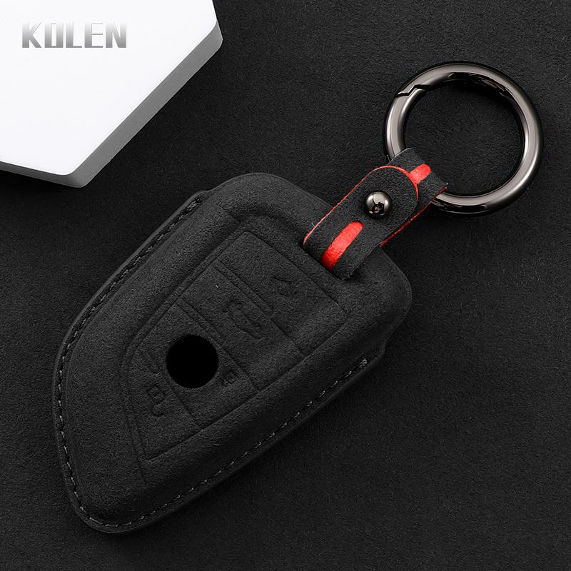 

Car Remote Key Case Cover Shell For Bmw X1 X3 X5 X6 X7 1 3 5 6 7 Series G20 G30 G11 F15 F16 G01 G02 F48 G05 G06 G07 Leather Fob