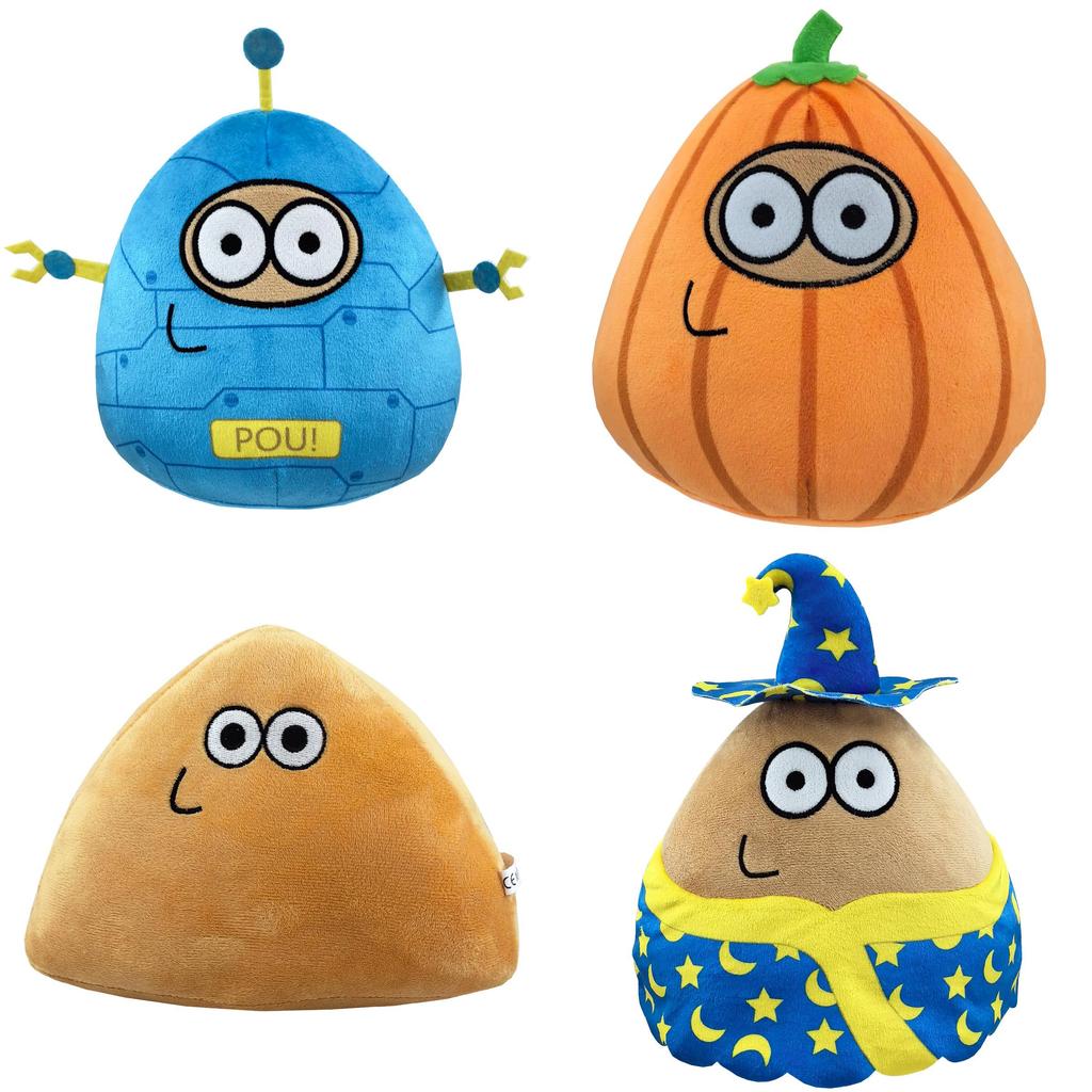 Fofo Meu Animal de Estimação Alienígena Brinquedo de Pelúcia Boneca Pou Personagem de Fruta Recheado Pelúcia Curta Macia