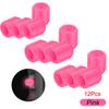 Fluorescent Tire Valve Stem Caps, Luminous Auto Wheel Air Valve Cap,Universal Decoration Accessories for Car/Bike/Motorcycles