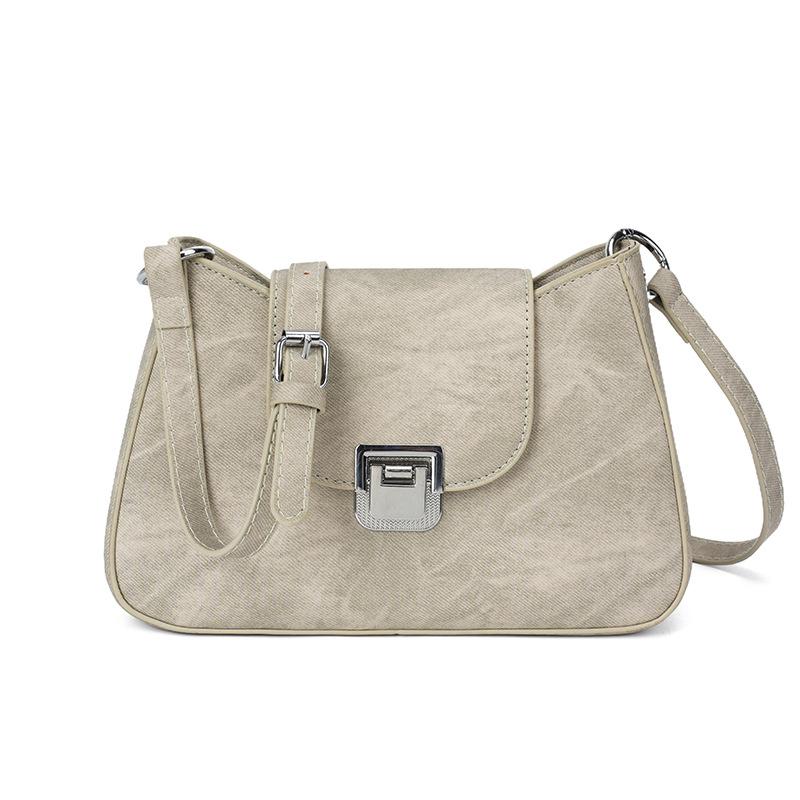 Autumn and Winter New Retro PU Armpit Bag Versatile Commuting Shoulder Bag Niche Minimalist Crossbody Bag
