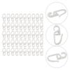 50pcs Curtain Folding Hooks Window Curtain Hanger Hanging Hook Strong Tension Clip Holder Poles Tracks Household Accessories