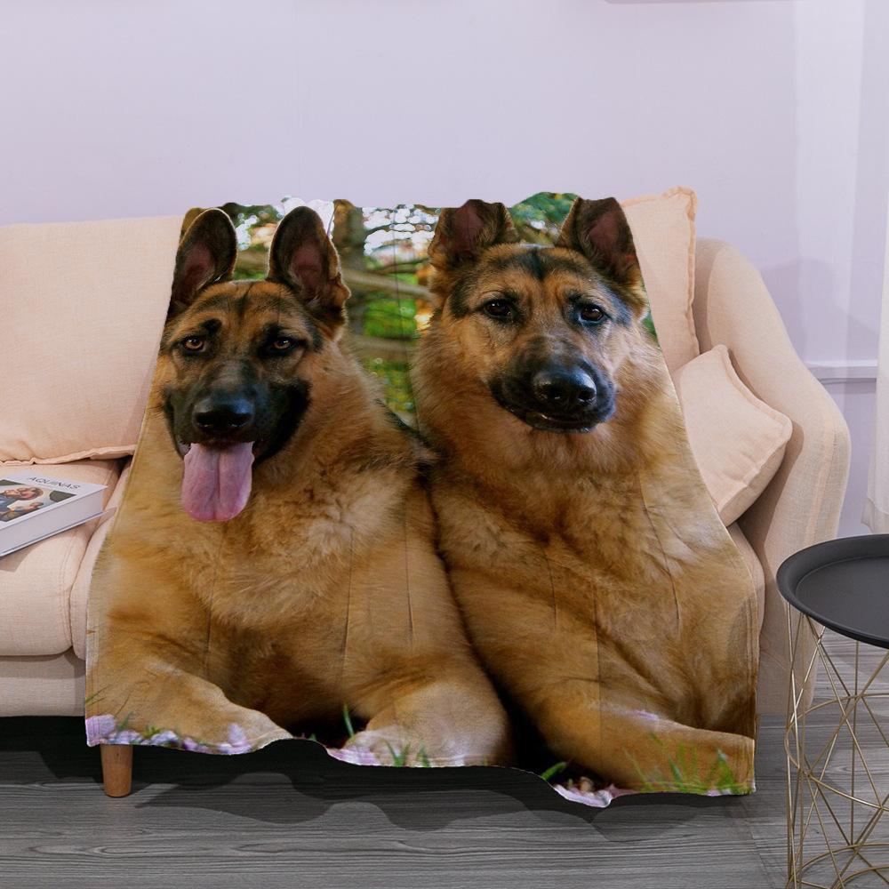 Cute Ultra-Soft Flannel Printed Blanket Plush Throw  Nap Cover for Sofa Bed Couch King Queen Full Size French Bulldog Dog