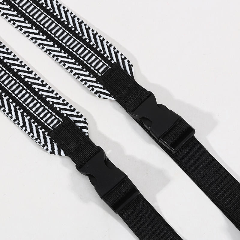 Diamond Pattern Extra Wide Shoulder Strap - Adjustable Detachable for Camera Bag Laptop Case Luggage