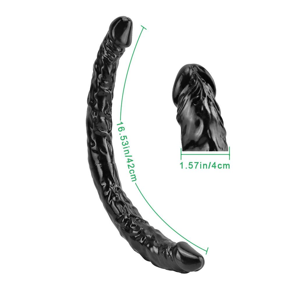 MoDi 4 Shapes Double Head Dildo Long Realistic Double Ended Flexible Penis for Women Masturbator Sex Toys for Lesbian Gay