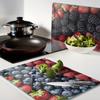 Tempered Multifunctional Decorative Glass Boards Forest Fruits 2x40x52 Cm