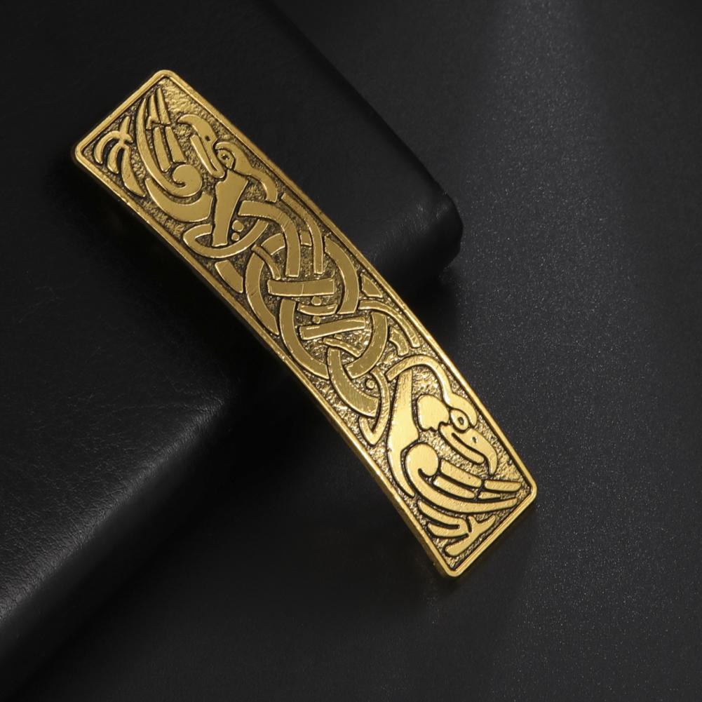 Lemegeton Celtic Knot Metal Hair Clip Tree of Life Viking Retro Silver Hair Clip Handmade Barrett Jewelry Birthday Gift