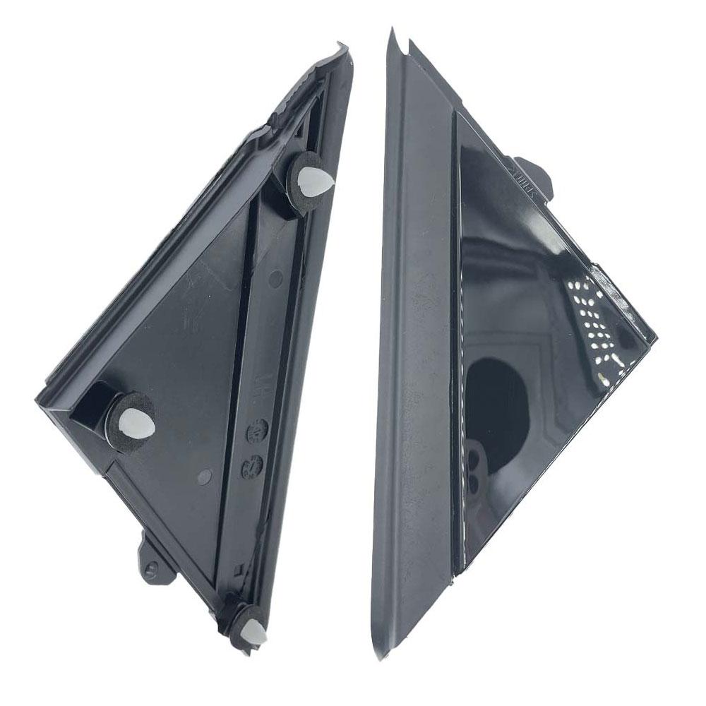 Αυτοκινήτου Αριστερό Δεξί Κάλυμμα Καθρέπτη Πόρτας Μολντίνγκ Μαύρο Γυαλιστερό 1SH17KX7AA Για 12-17 FIAT