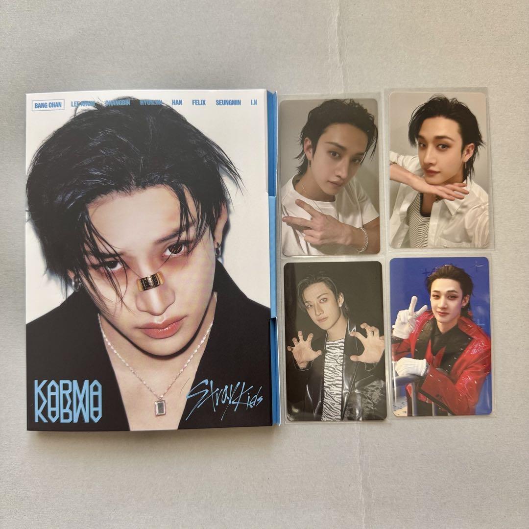 

[Б/У] Анонимная доставка Stray Kids Бан Чан KARMA Набор торговых карт-аккордеонов