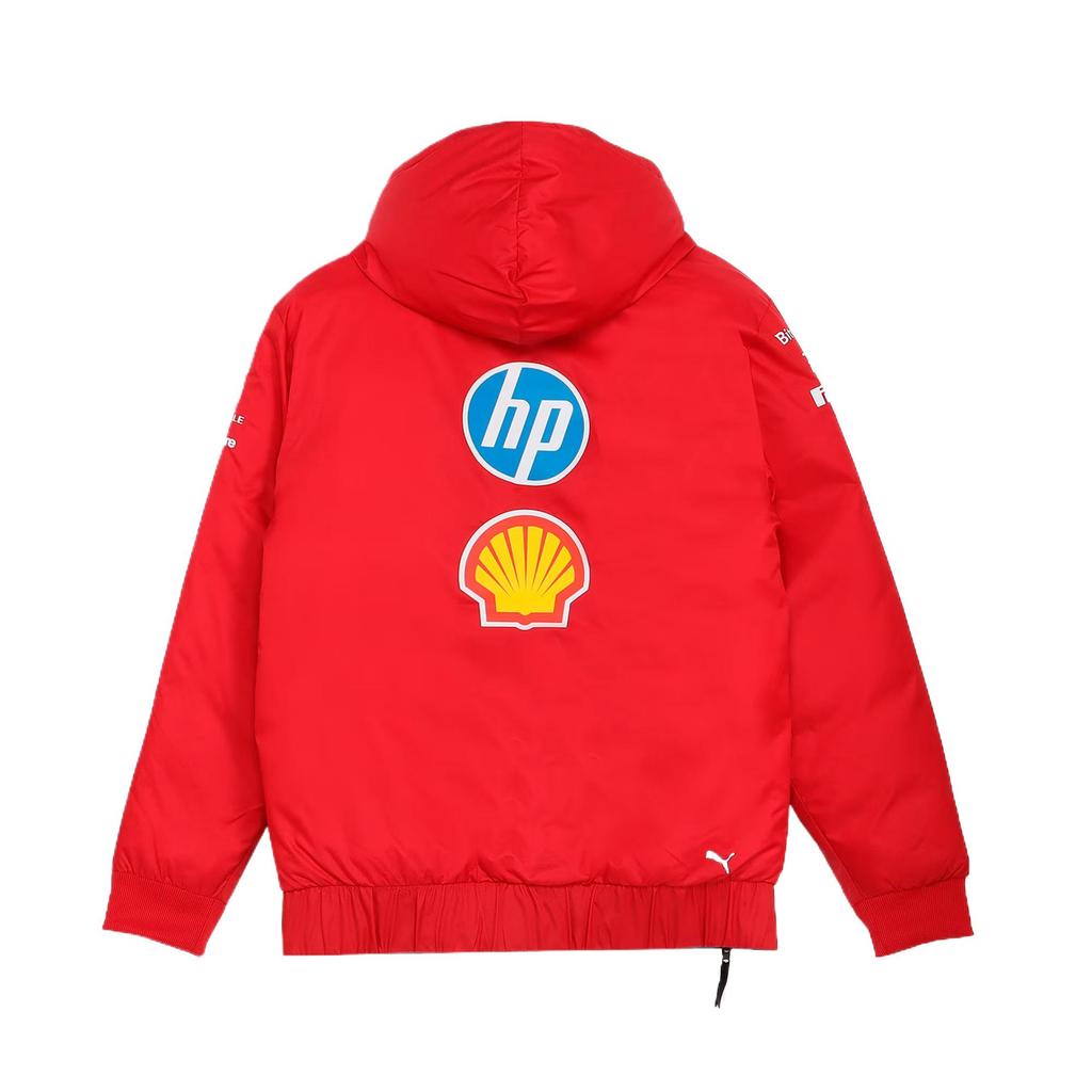 Puma Ferrari Team Series Versatile Soft Skin-Friendly Hooded Jacket Men Jackets Red 763939-01