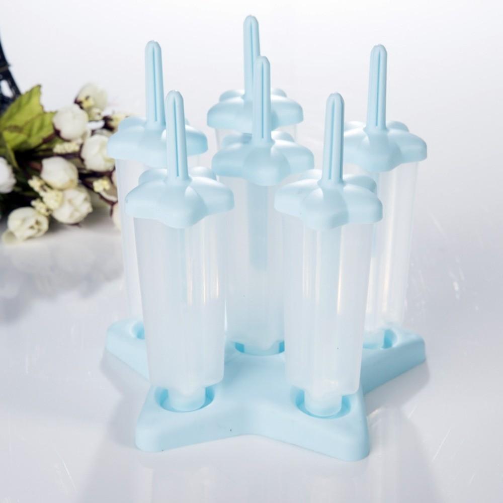Reusable Ice Cream Molds Food Grade Plastic Homemade DIY Ice Cream Tools Easy To Fall Off Popsicle Mould Home Kitchen