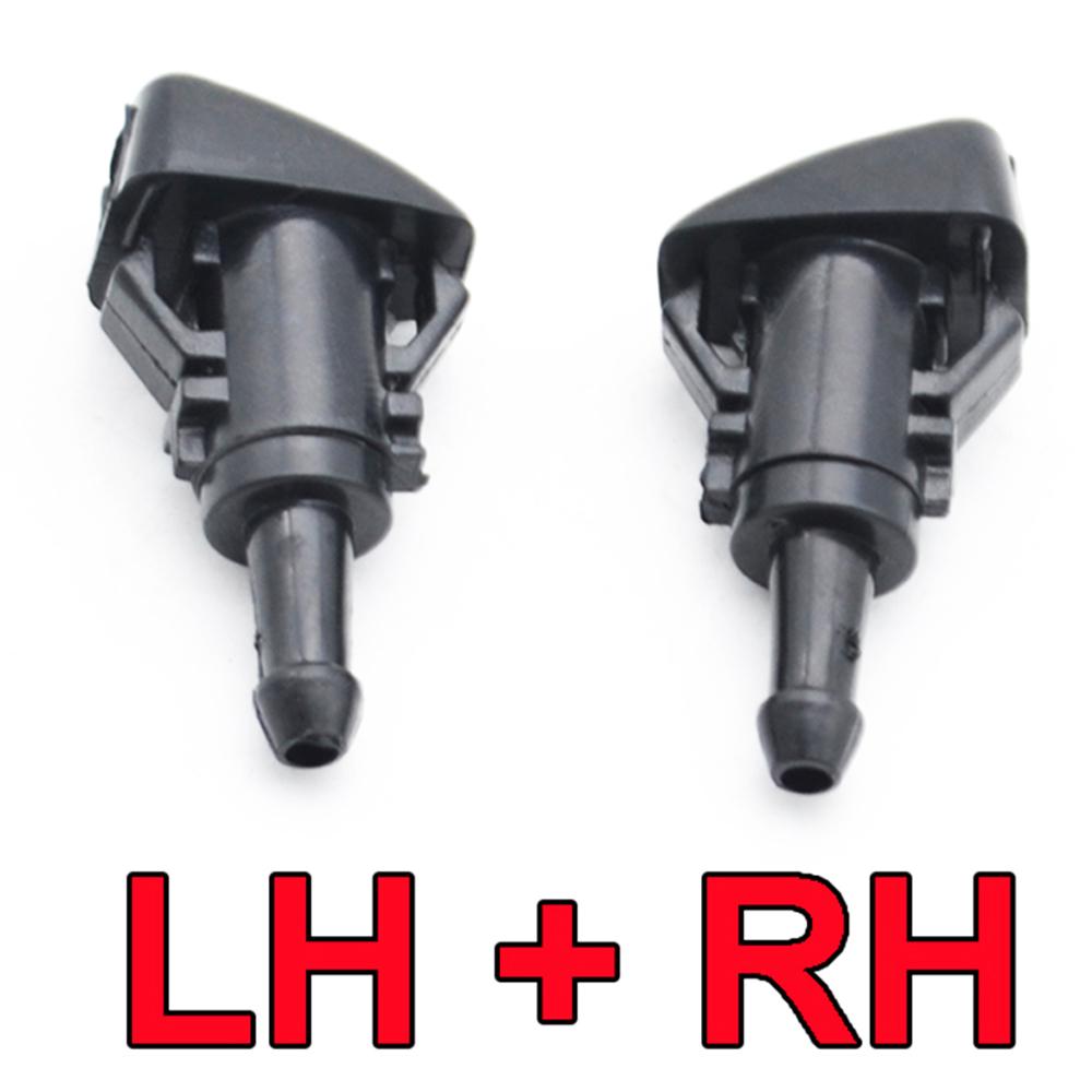 2Pcs Front Windshield Washer Jet Nozzle For Hyundai Solaris Verna Creta Ix35 Ix25 Dodge Avenger Charger Ram Chrysler