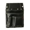 Gokusho Black Cowhide Frame Nail Riveted Bag, Type, GL-04B