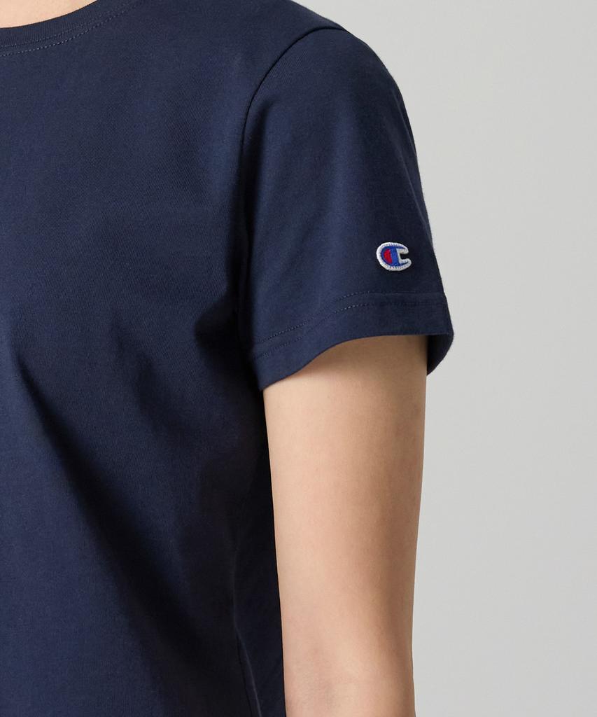 Champion Women'S C-Logo Slim Fit T-Shirt Navy