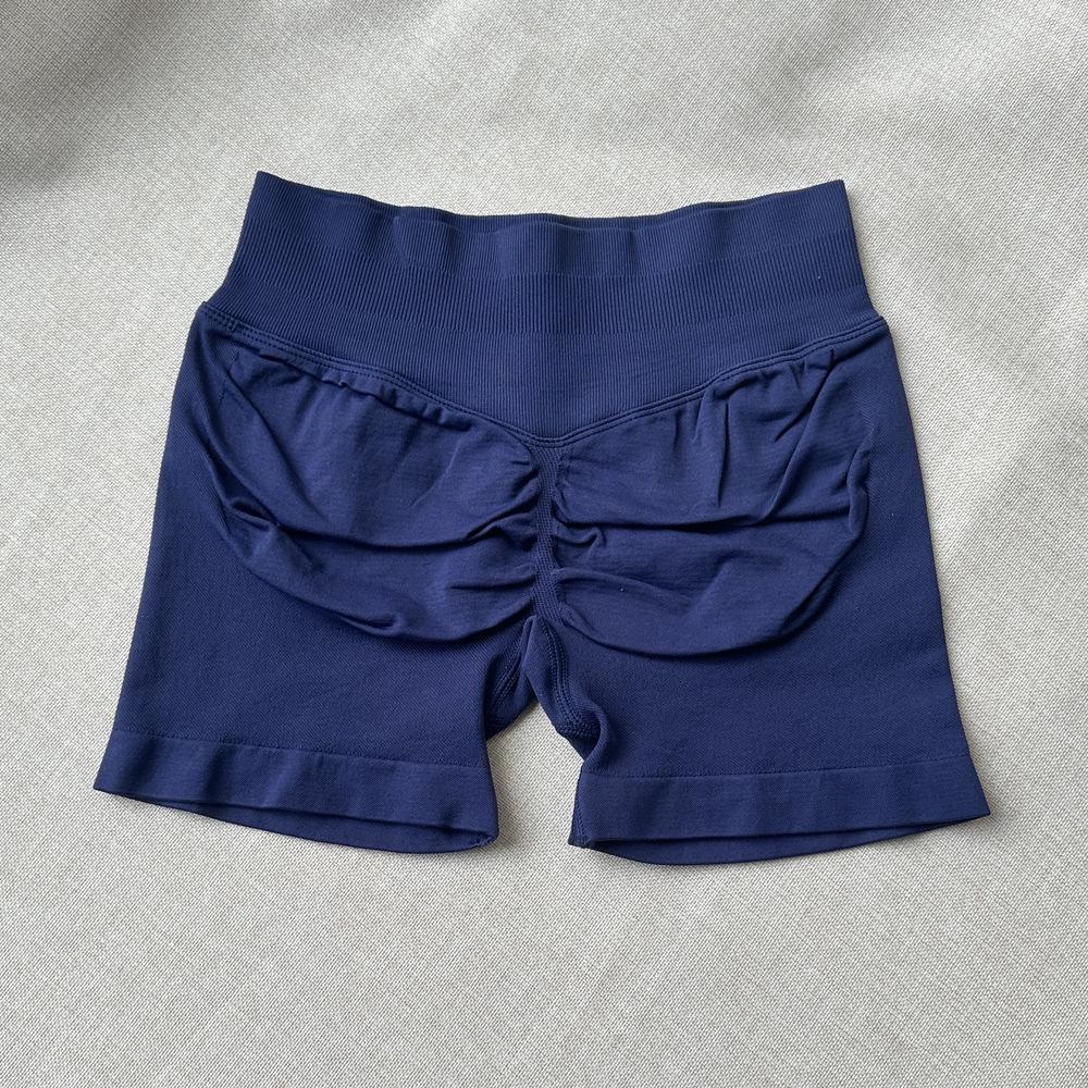 European & American High-Waist Tummy-Control Peach Butt Sports Shorts: Slimming, Quick-Dry Yoga & Running Gear