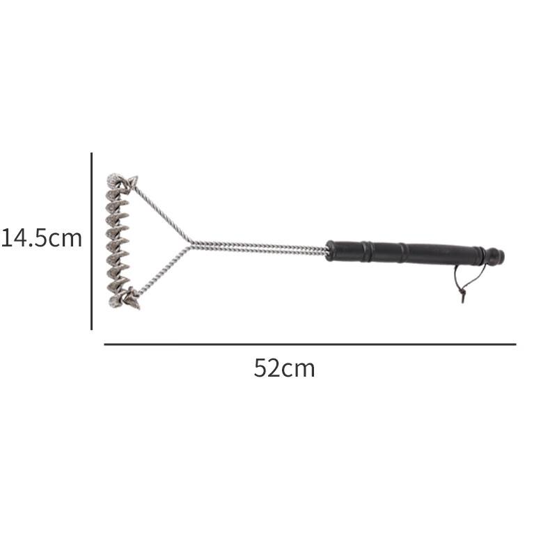 ZISIZ BBQ Spring Triangle Cleaning Brush