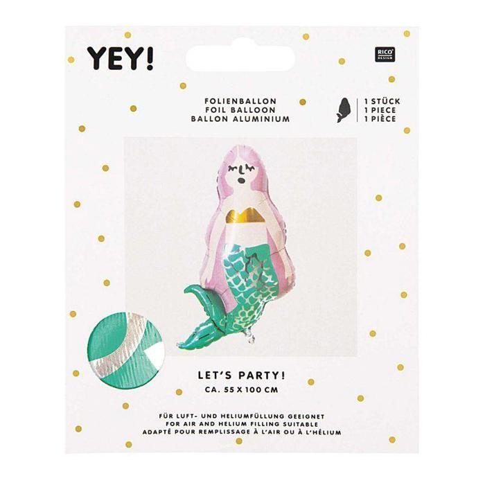 Ballon aluminium sirène