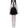 Maidscp 14 BJD Doll Clothes 40cm JK Uniform Pleated Skirt 4-Piece Set