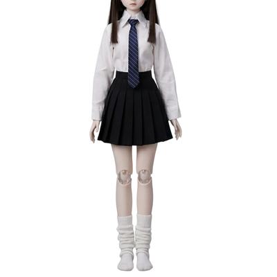 Maidscp 14 BJD Doll Clothes 40cm JK Uniform Pleated Skirt 4-Piece Set